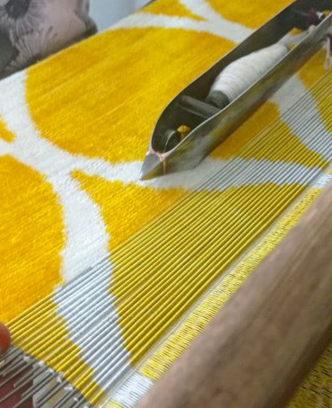 Шелковый (Бахмаль) Клатч-конверт-папка-косметичка FELICITAE VITAE! (Манговый щербет!) THINY_NEW.FELICITAE VITAE!